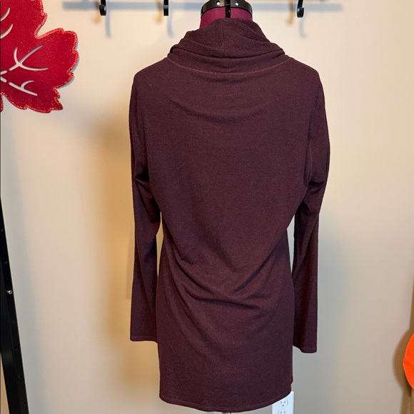 August Mist Size M/L Purple Open Front Cardigan Sweater - Picture 4 of 4